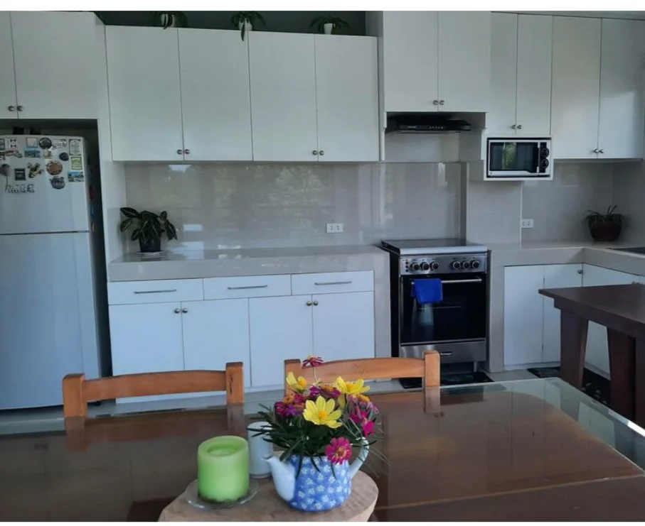 Kitchen at Rosalia's Place with appliances
